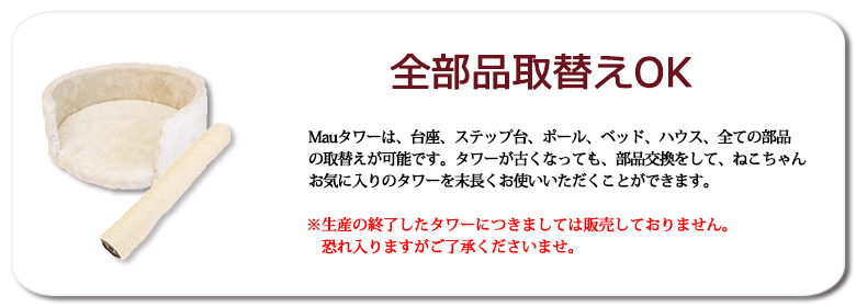 部品交換可能です